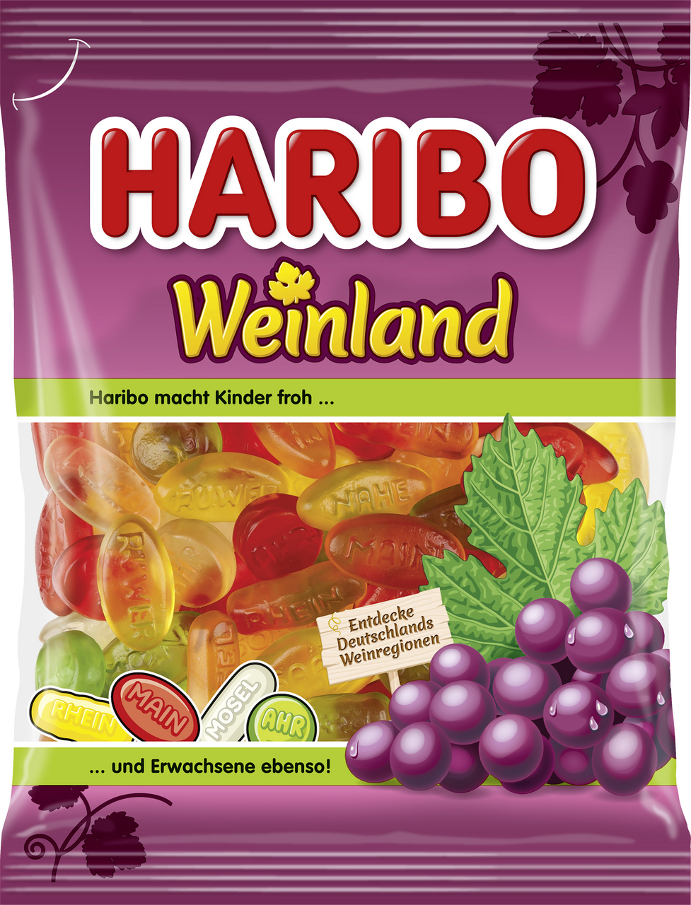 Haribo Weinland - 175 g Beutel