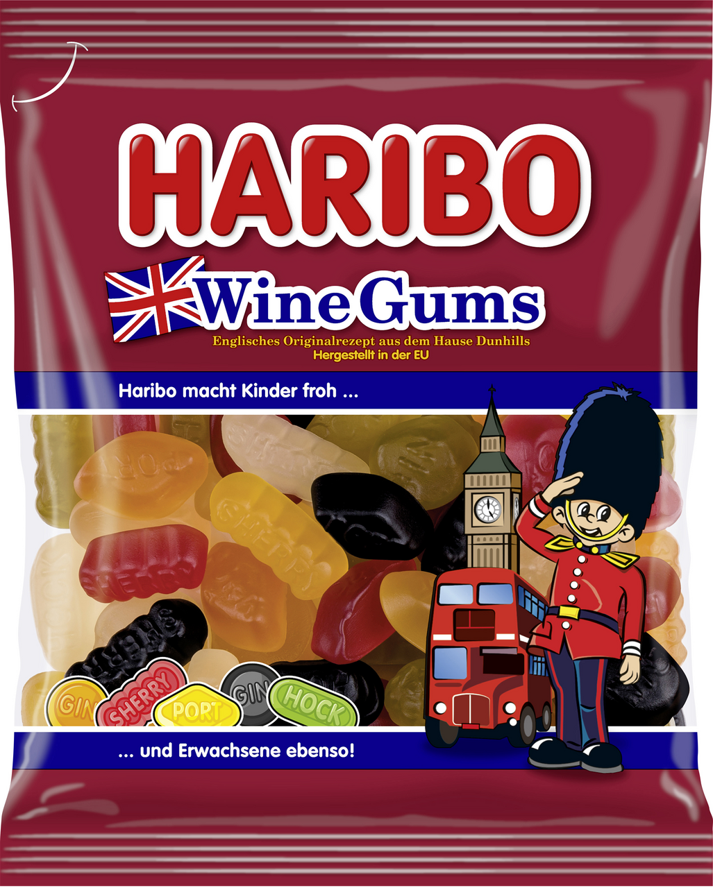 Haribo Wine Gums - 175 g Beutel