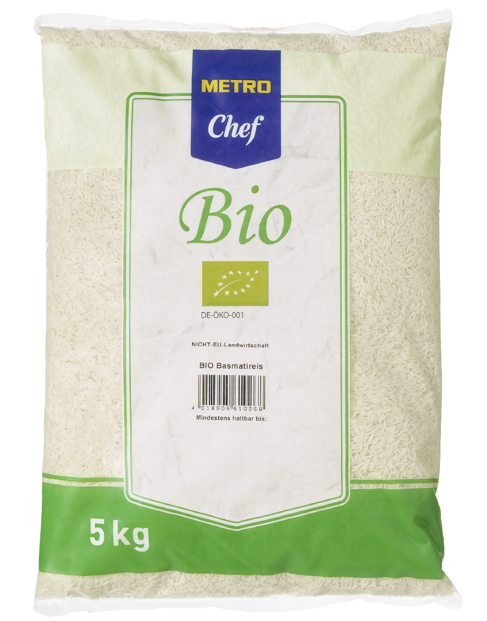 METRO Chef Bio Basmati Reis - 5 kg Beutel