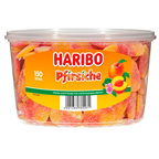 Haribo Pfirsiche 150 Stück - 1,35 kg Dose