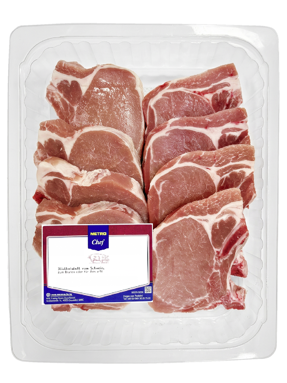 METRO Chef Schweine Stielkotelett ca. 1500g geschnitten