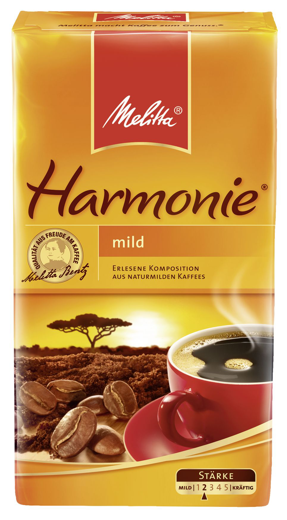 Melitta Cafe Harmonie Mild gemahlen - 500 g Vac.-Dose