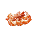 METRO Chef White Tiger Garnelen tiefgefroren, mit Glasur, gekocht, entdärmt, ohne Kopf, ohne Schale, Aquakultur, ca. 16 - 20 Stücke ATG 900 g - 1 kg Becher