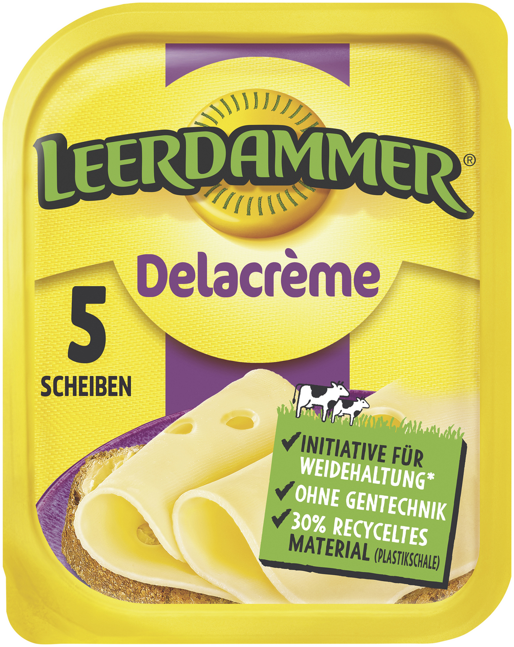 Leerdammer Scheiben Delacrème gekühlt - 125 g Packung