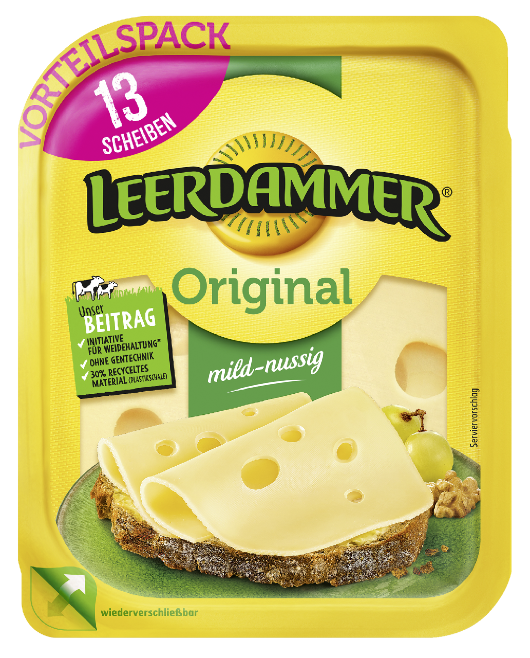 Leerdammer Scheiben Original gekühlt - 260 g Packung