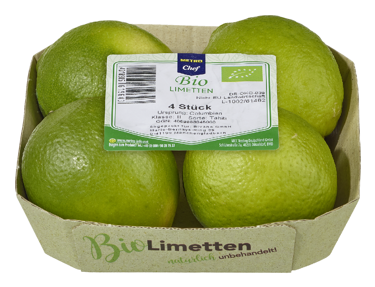 METRO Chef Bio Limetten Brasilien 4er