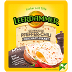 Leerdammer Scheiben Schwarzer Pfeffer-Chili gekühlt - 100 g Packung