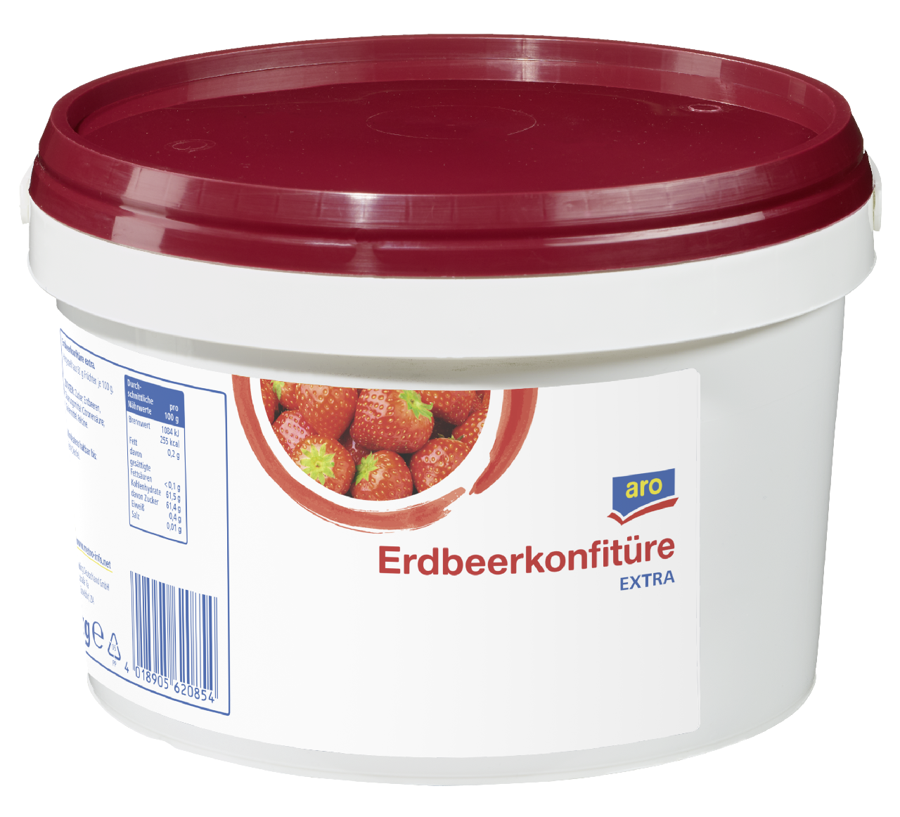 aro Erdbeerkonfitüre extra - 3 kg Eimer