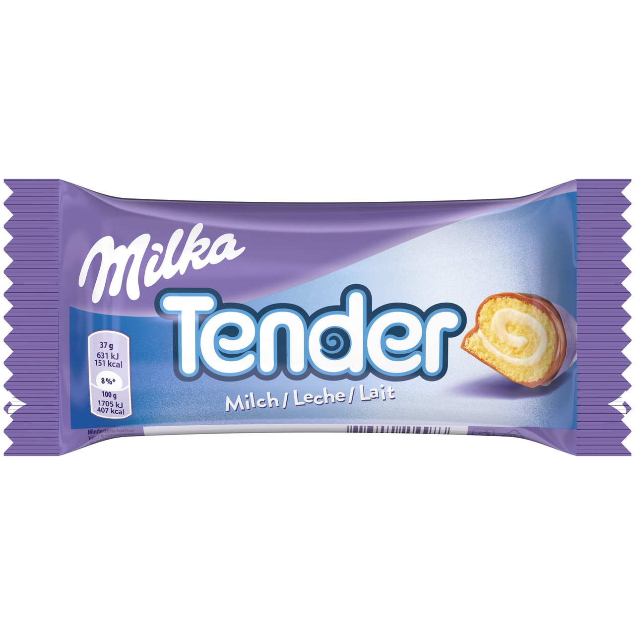 Milka Tender Milk - 37 g Packung