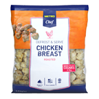 METRO Chef Hähnchenbrustinnenfilet Chunks tiefgefroren, Ofen gebräunt, IQF, Halal - 2,5 kg Beutel