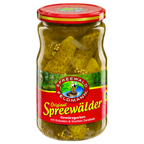 SPREEWALD FELDMANN Gewürzgurken mit Kräutern & frischen Zwiebeln - 670 g Glas