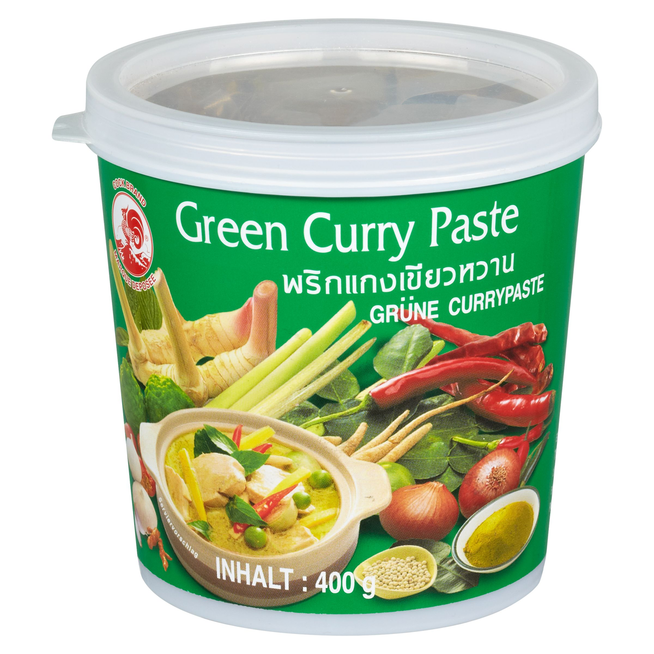 Cock Merk Currypasta Set - 2x400g Rode En Groene Curry - Thais Koken Proberen