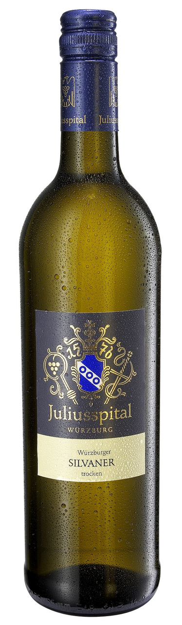 Juliusspital Würzburger Silvaner Weißwein QBA Qualitätswein 750 ml Flasche
