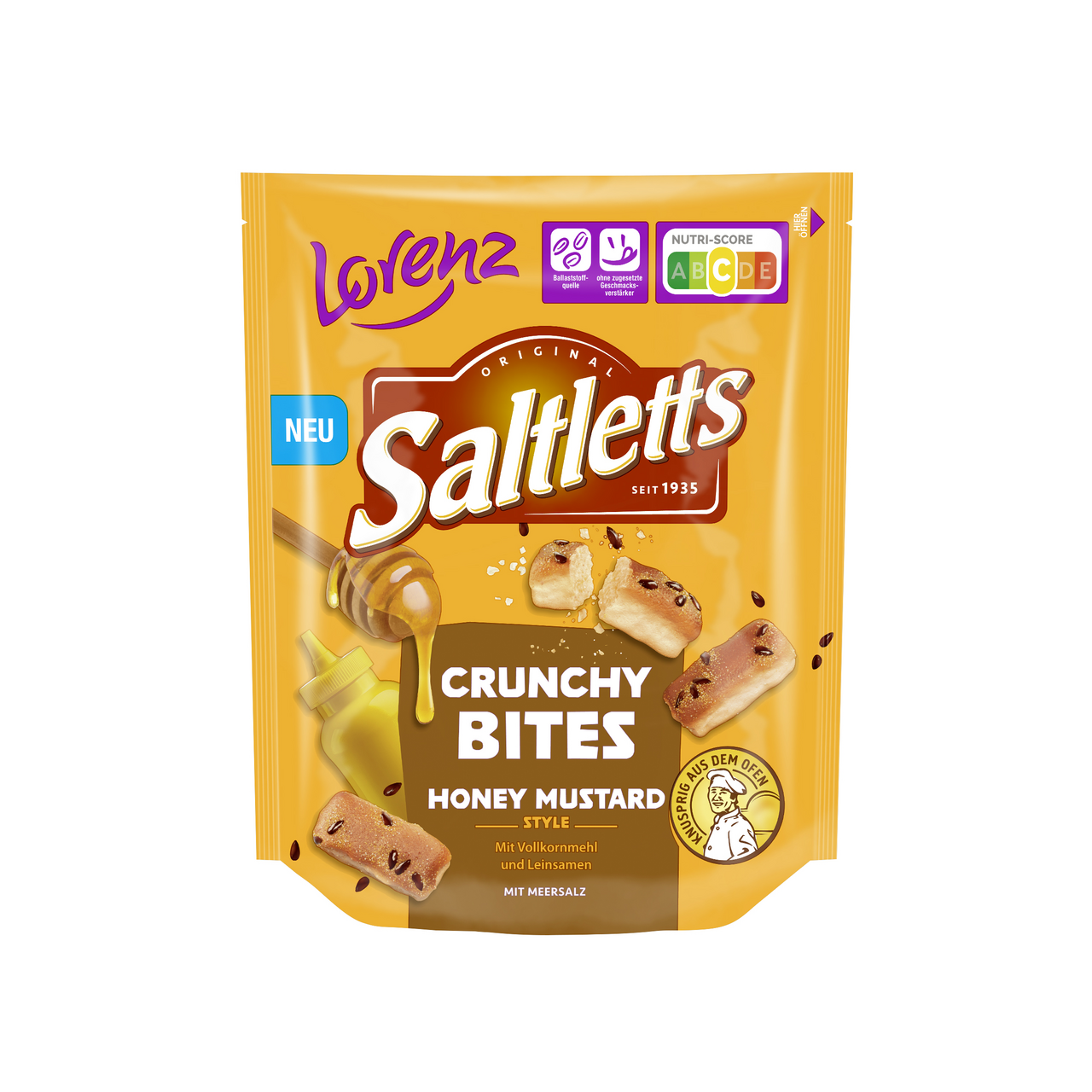Lorenz Crunchy Bites Honey Mustard Style - 100 g Beutel