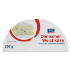 aro Dänischer Blauschimmel Weichkäse 65 % Fett i. Tr. - 8 x 200 g Packung