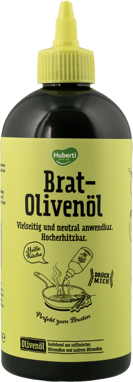 Huberti Brat-Olivenöl Squeeze Flasche - 500 ml Flasche
