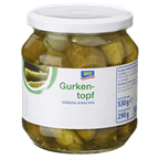 aro Gurkentopf würzig-knackig - 580 ml Glas