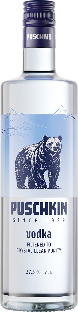 Puschkin Vodka 37,5 % Vol. - 700 ml Flasche