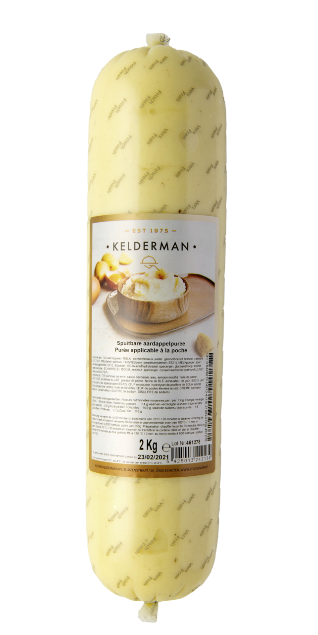 KELDERMANN Kartoffelpüree spritzfähig - 2 kg Rolle