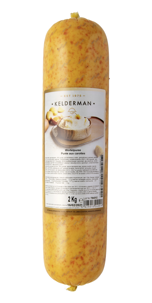 KELDERMANN Karottenpüree - 2 kg Rolle