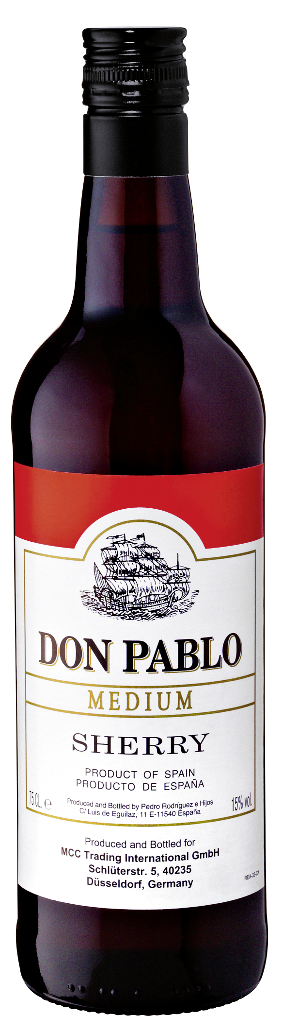 Don Pablo Sherry Medium 15 % Vol. - 750 ml Flasche