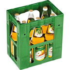 Kumpf Gold Apfelsaft 100 % Fruchtgehalt Glas - 6 x 1 l Flaschen