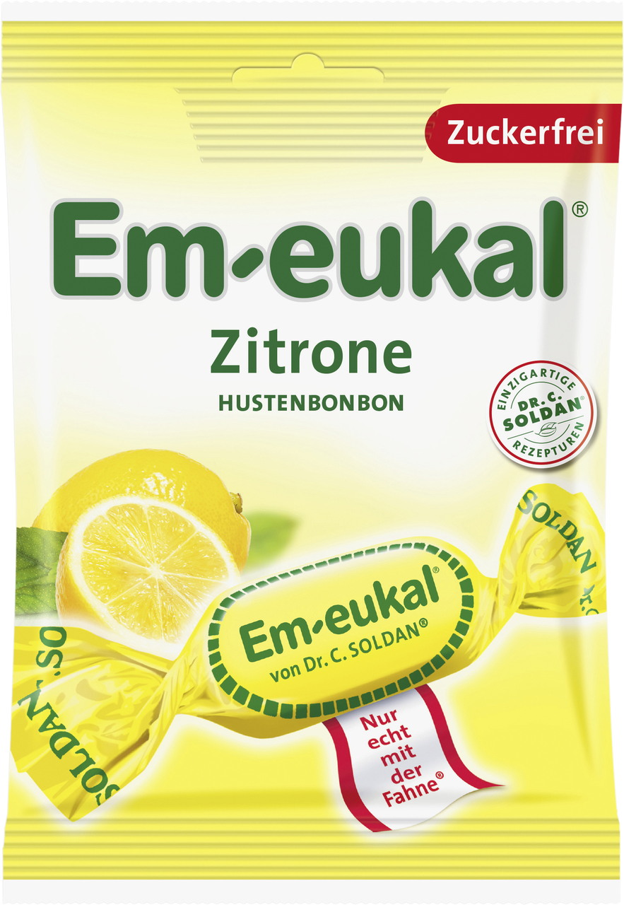 Em-eukal Zuckerfrei Zitrone - 1 x 75 g Beutel