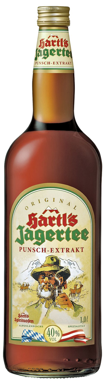 Hartls Kräuterlikör Hartl's Jagertee 40 % Vol. - 1 l Flasche