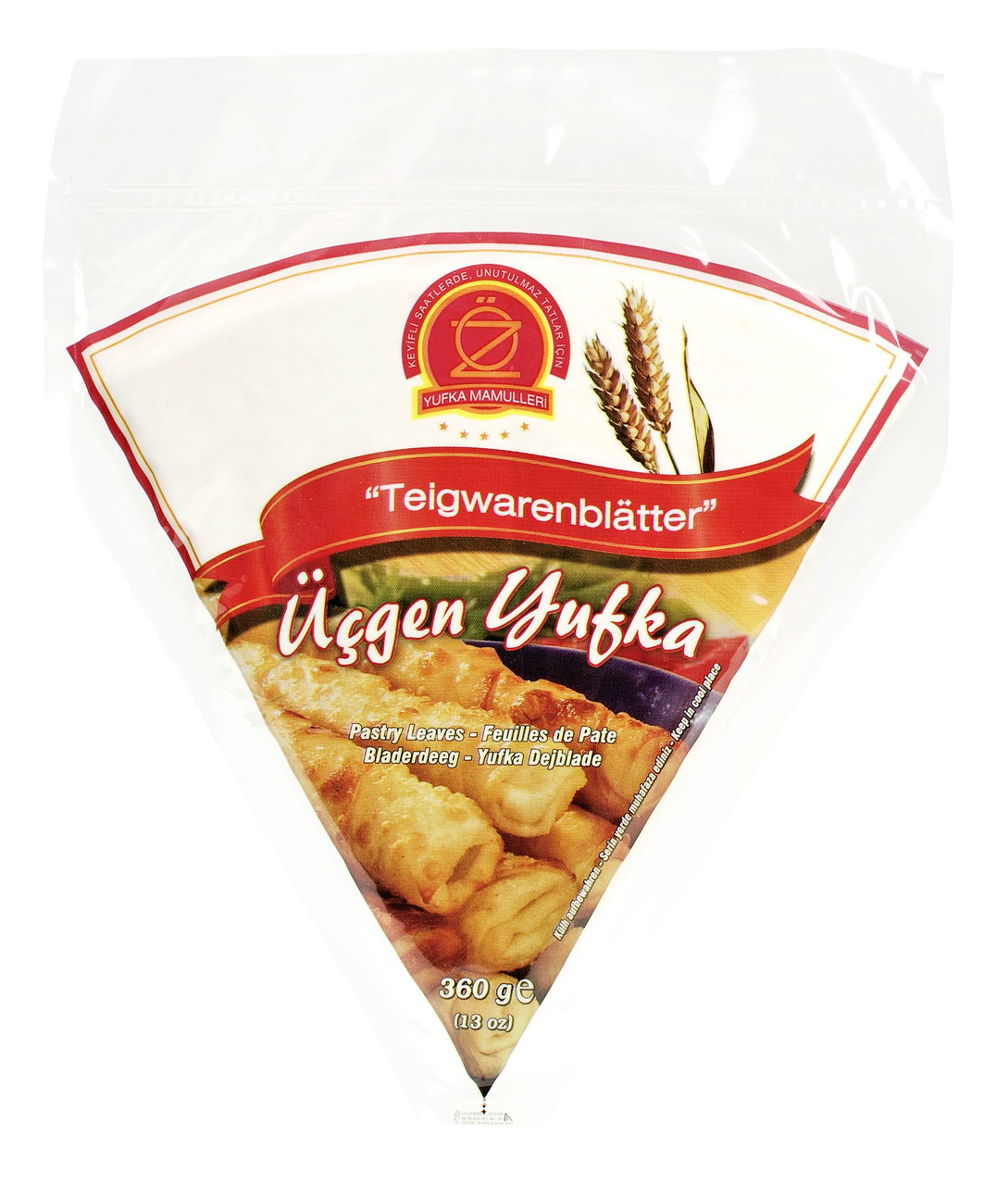 Öz Yufka Teigblätter dreieckig 24 Stück á 15 g - 360 g Packung
