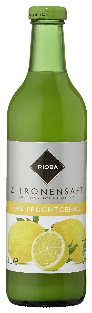 RIOBA Zitronensaft 750 ml Flasche