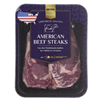 METRO Premium American Beef Entrecôte Steaks, roh, 2 Stück à ca. 300 g, vak.-verpackt - je kg