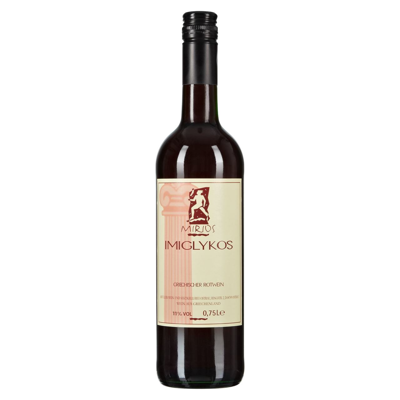 Mirios Imiglykos Rotwein 750 ml Flasche