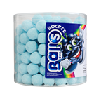 Rocket Balls Brause Brombeere 200 Stück à 12 g - 1,44 kg Dose