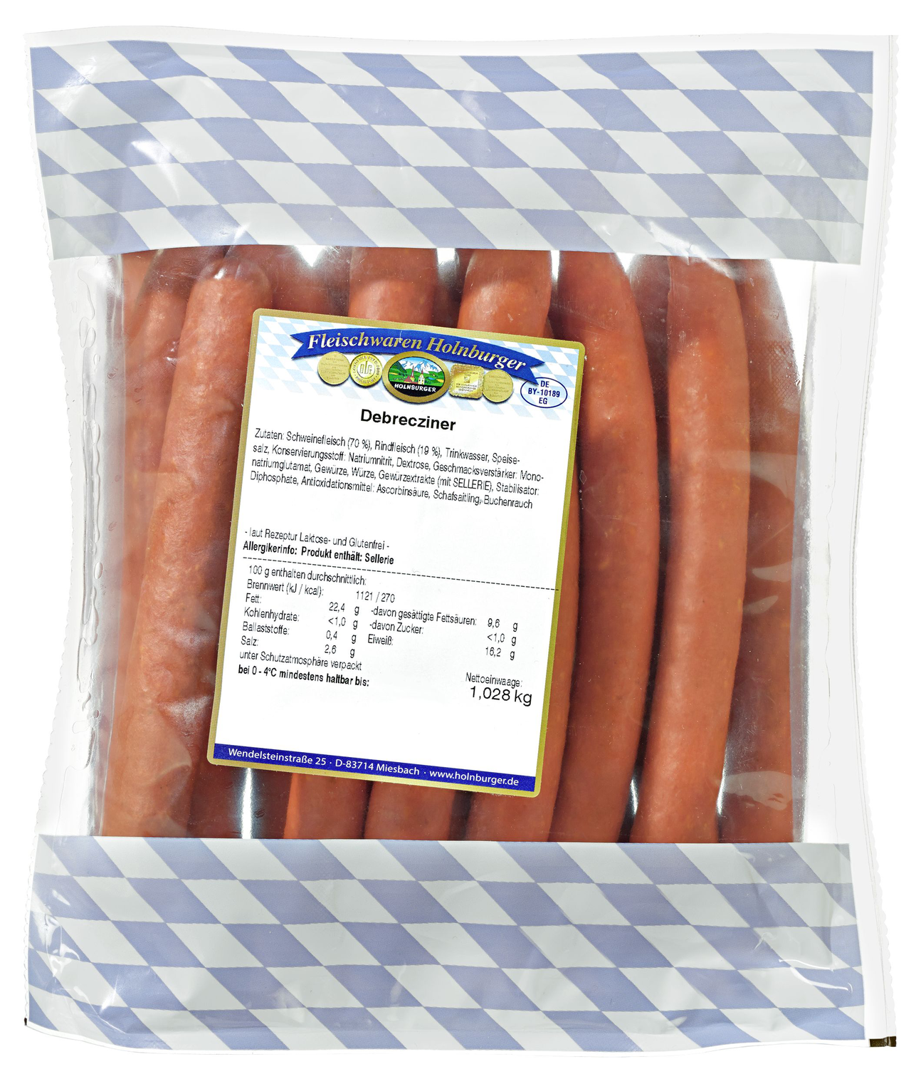 Holnburger Debrecziner ca. 1 kg - je kg