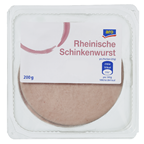 aro Delikatess Rheinische Schinkenwurst geschnitten 200 g Packung