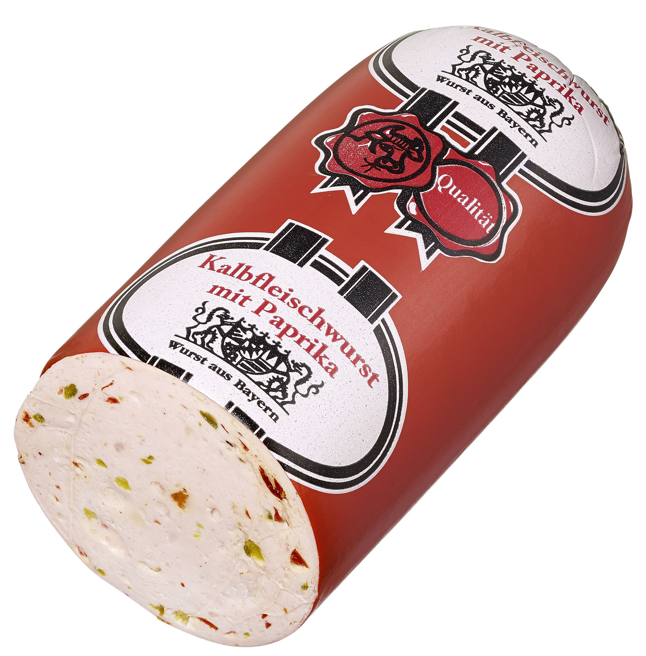 Holnburger Kablsfleischwurst mit Paprika, halbes Stück, vak.-verpackt ca. 1,3 kg