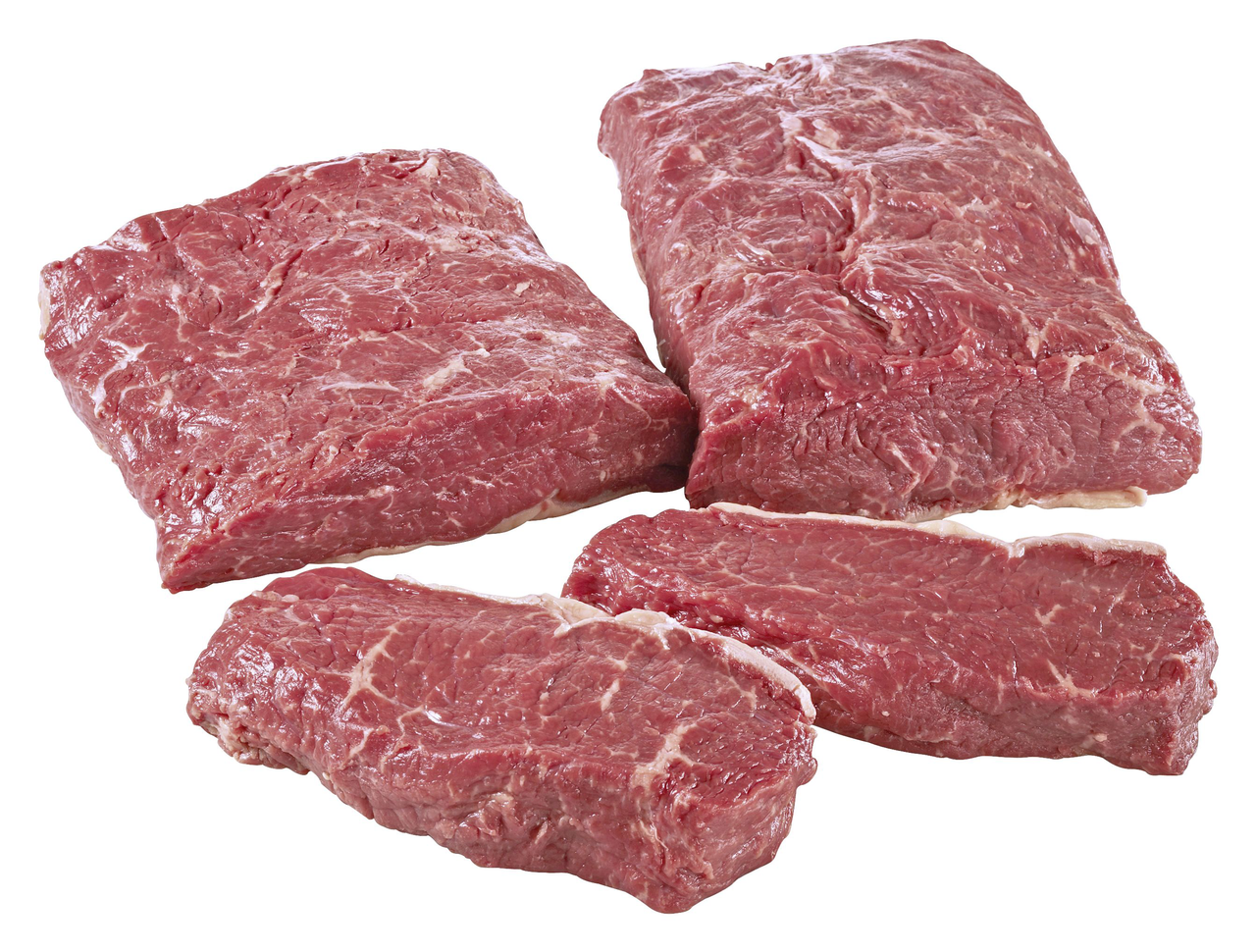 Rinderroastbeef 5 Rippen, ohne Knochen, vak.-verpackt 2 halbe à ca. 2,5 kg Stücke - je kg