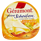 Géramont Weichkäsescheiben fein würzig 60 % Fett 130 g