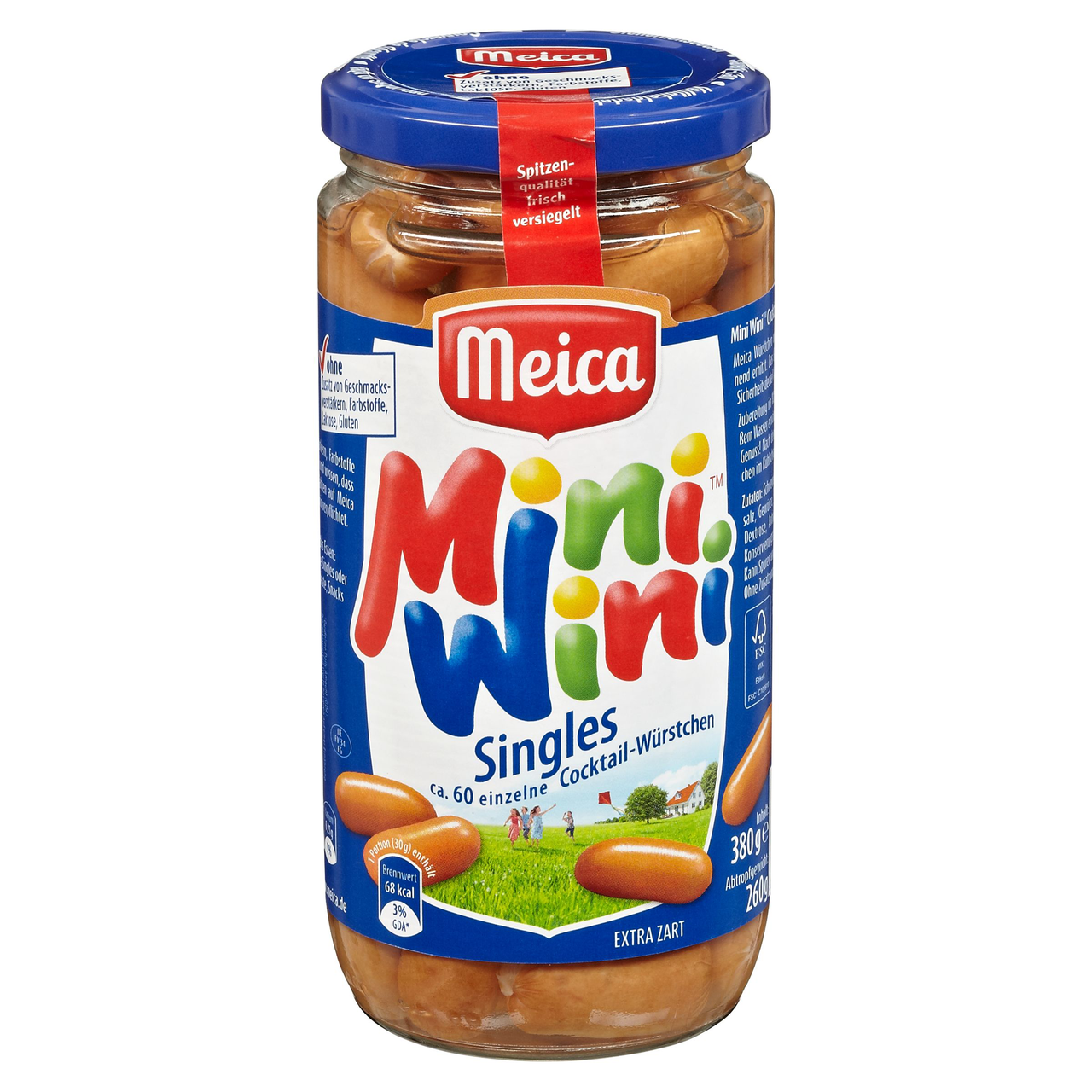 Meica Mini Wini Single Würstchen ATG 260 g - 380 g Tiegel