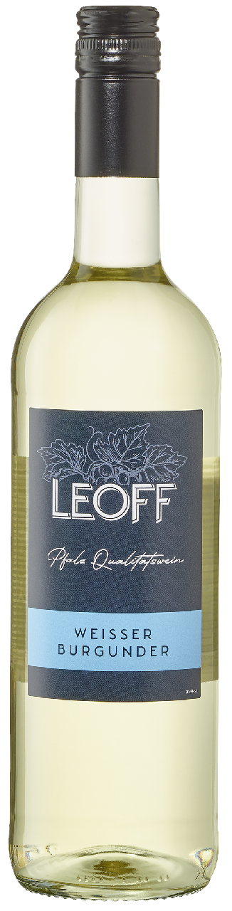Leoff weißer Burgunder QBA Qualitätswein 750 ml Flasche