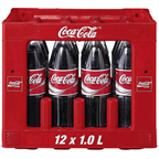 Coca-Cola ORIGINAL TASTE Classic PET Mehrweg - 1 l Flasche