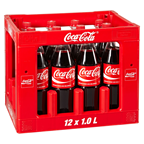 Coca-Cola ORIGINAL TASTE Classic PET, Mehrweg - 12 x 1 l Flaschen