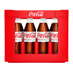 Coca-Cola Light mit Koffein, ohne Zucker - 12 x 1 l Flaschen