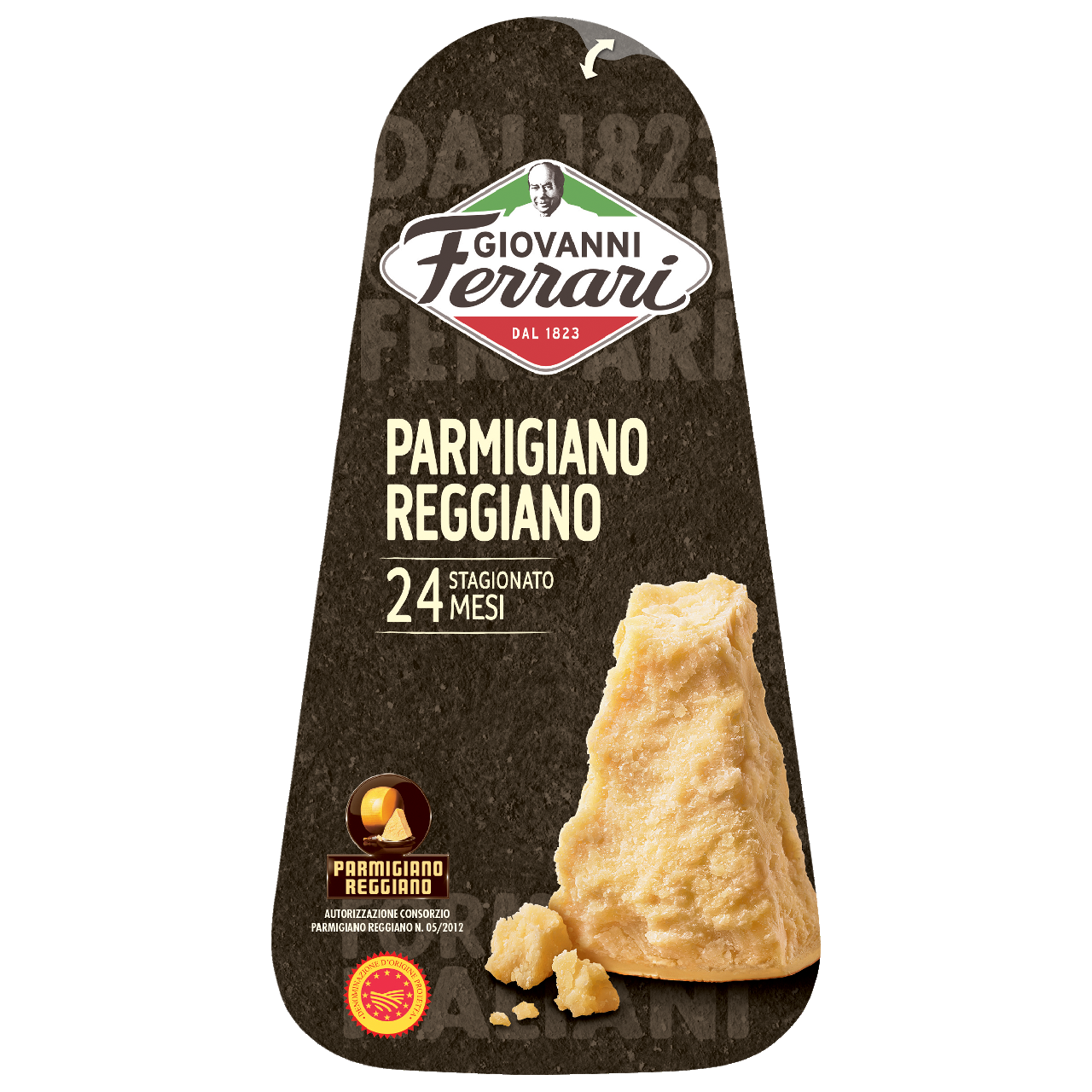 Ferrari Permigiano Reggiano italienischer Hartkäse, mind. 32 % Fett 150 g Packung