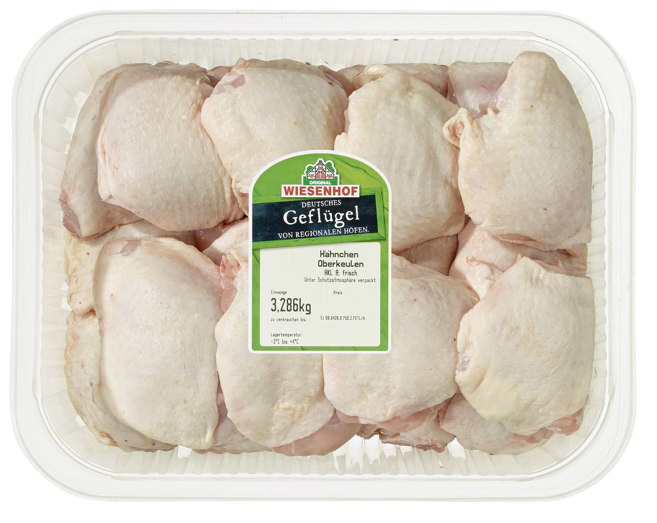 Hähnchen Oberkeule mit Haut & Knochen ca. 2,5 kg