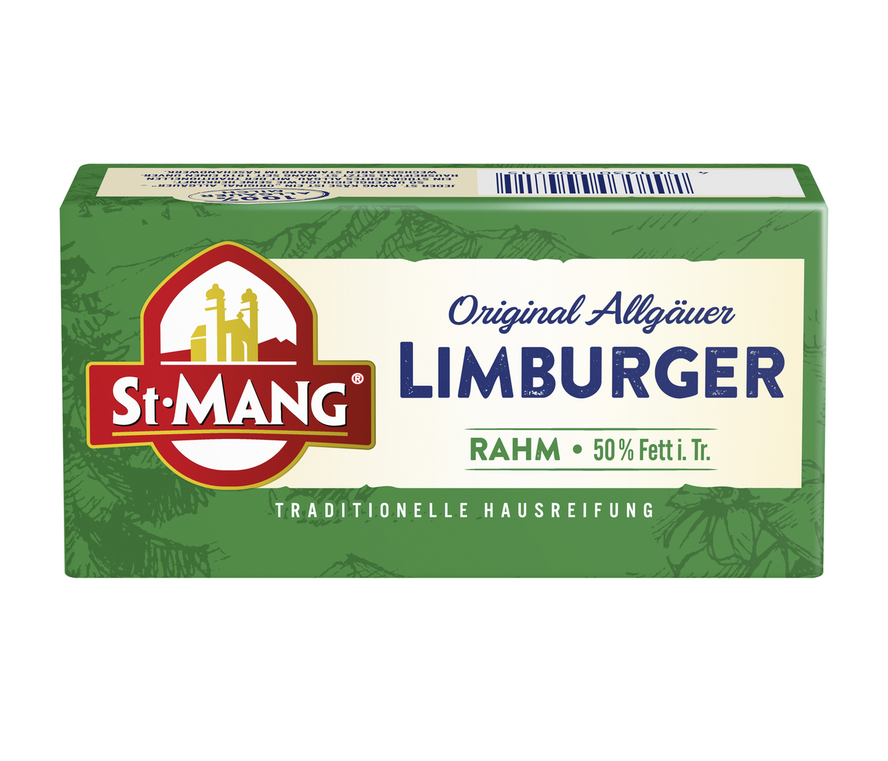 St. Mang Original Allgäurer Rahm-Limburger 50 % Fett i. Tr. - 200 g Packung