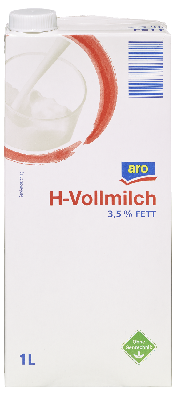 aro H-Milch 3,5 % - 1 l Packung