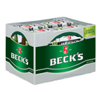 Beck's Biermischgetränk Green Lemon mit Zironengeschmack 24 x 0,33 l Flaschen