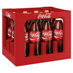 Coca-Cola FLAVORS Vanilla mit Koffein - 12 x 1 l Flaschen