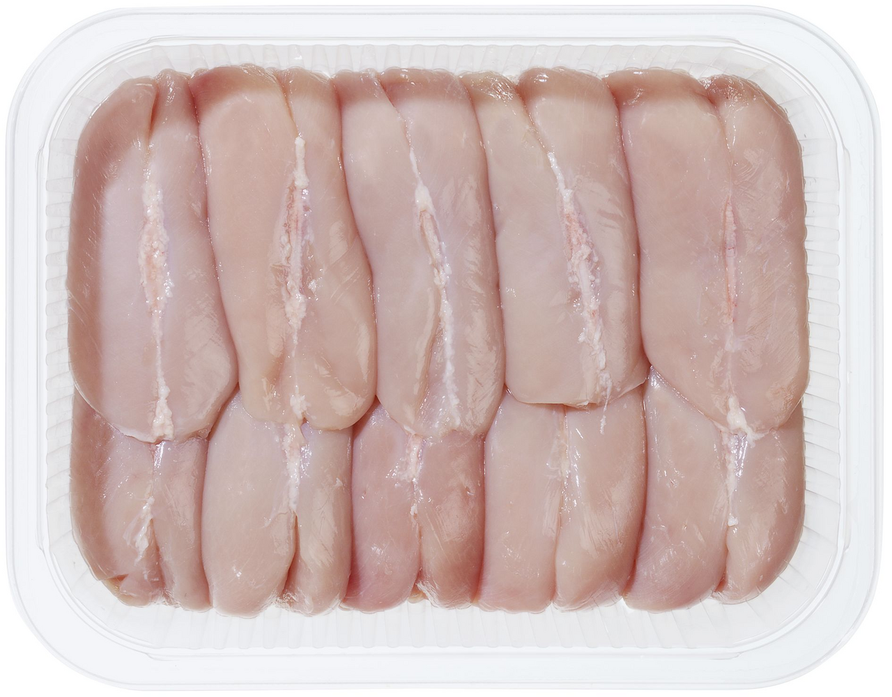 QS Hähnchenbrustfilet, ca. 280 – 300 g Stücke, ca. 2,5 kg Packung – je kg